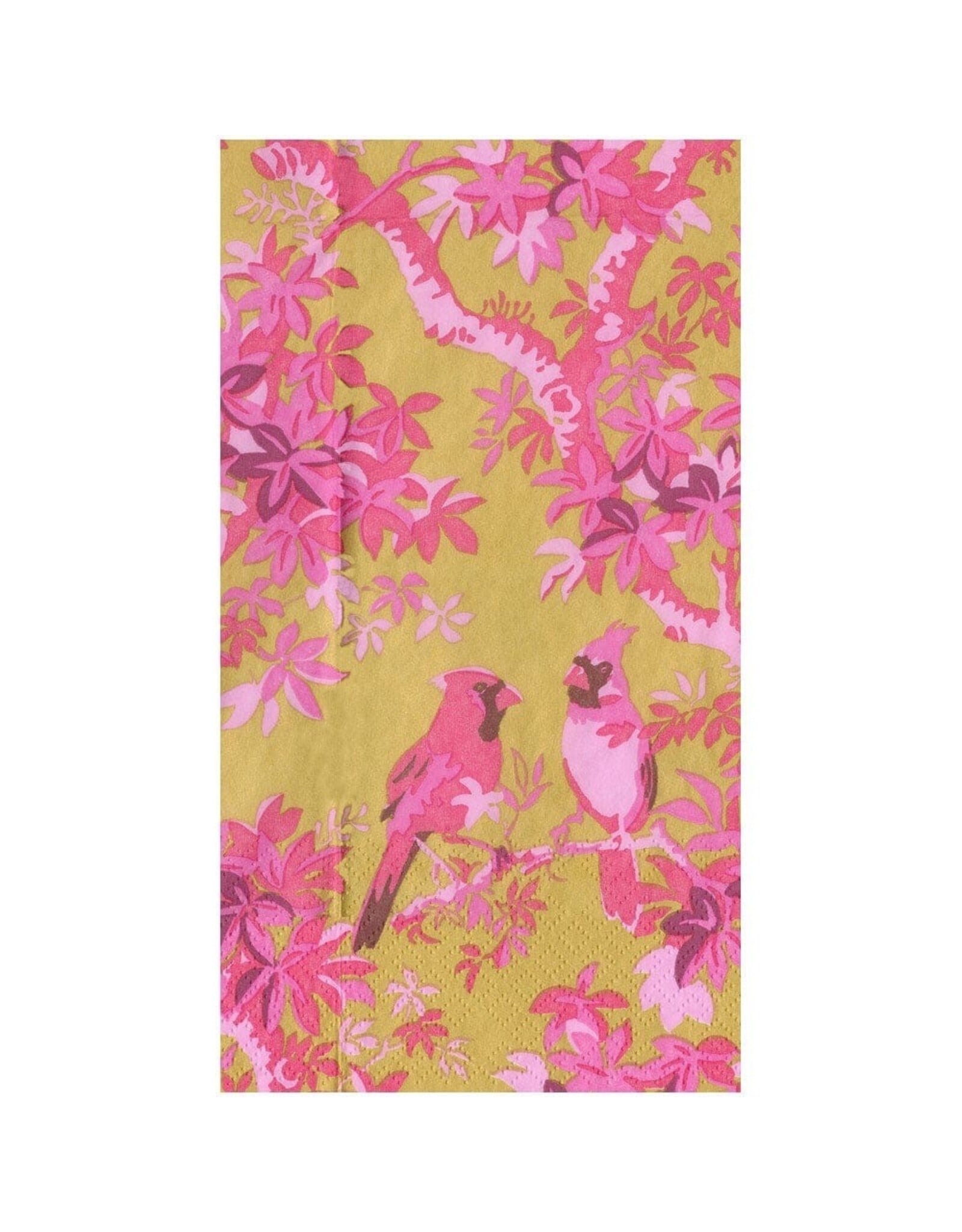 Caspari Paper Guest Towel Napkins 15pk Scenic Songbirds