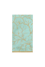 Caspari Paper Guest Towels Napkins 15pk Gilded Majolica Saltwater
