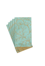 Caspari Paper Guest Towels Napkins 15pk Gilded Majolica Saltwater