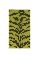 Caspari Paper Guest Towels 15pk Airlaid Tigre Green