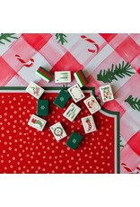 Anders Ruff Design Co. Christmas Mahjong Tiles DEAR SANTA Mahjong Set