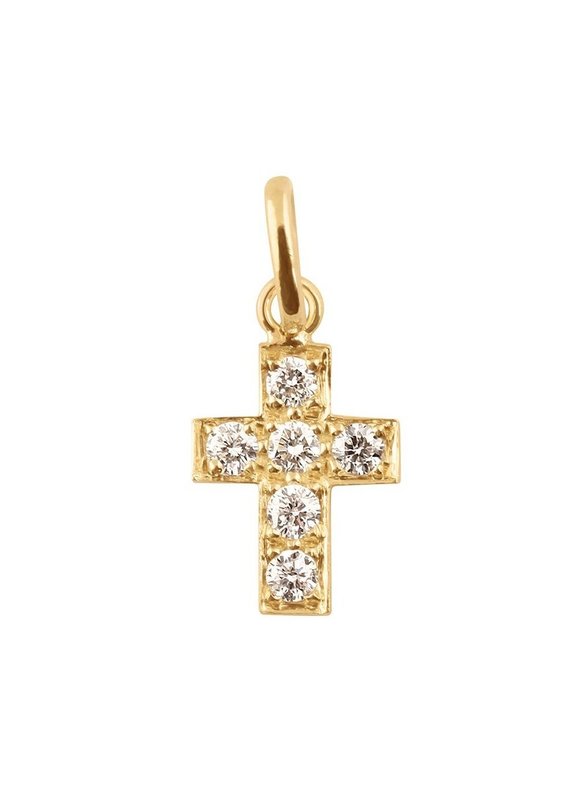 Gigi Clozeau Diamond Cross Pendant