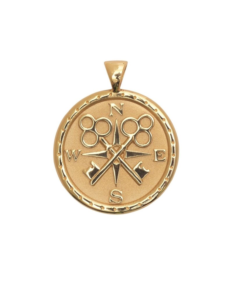 Jane Win Forever Pendant Coin Necklace