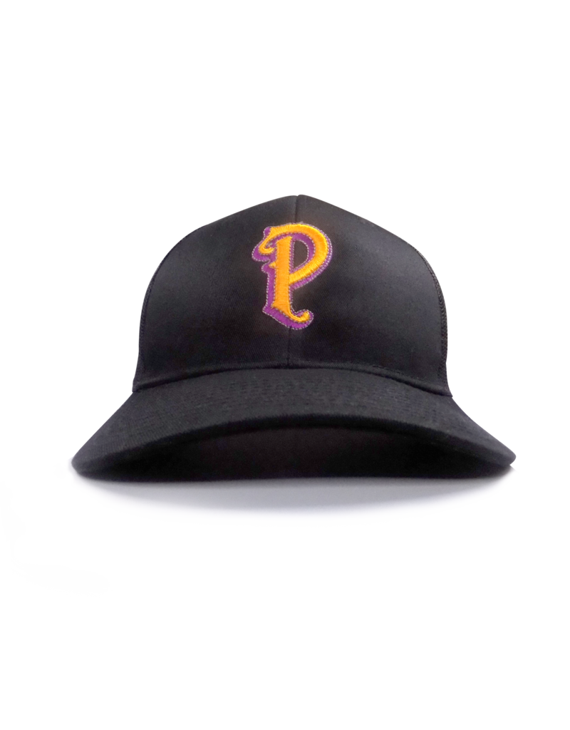 PROSPERITY PROSPERITY - P TRUCKER HAT / BLACK ( GOLD, PURPLE )