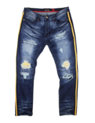 MAKOBI MAKOBI | Side Stripped Denim Jeans