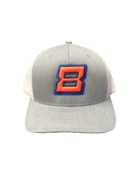 BIG 8PE Big 8pe | Da Focus Trucker Hat - Grey (Royal, Peach, Black)