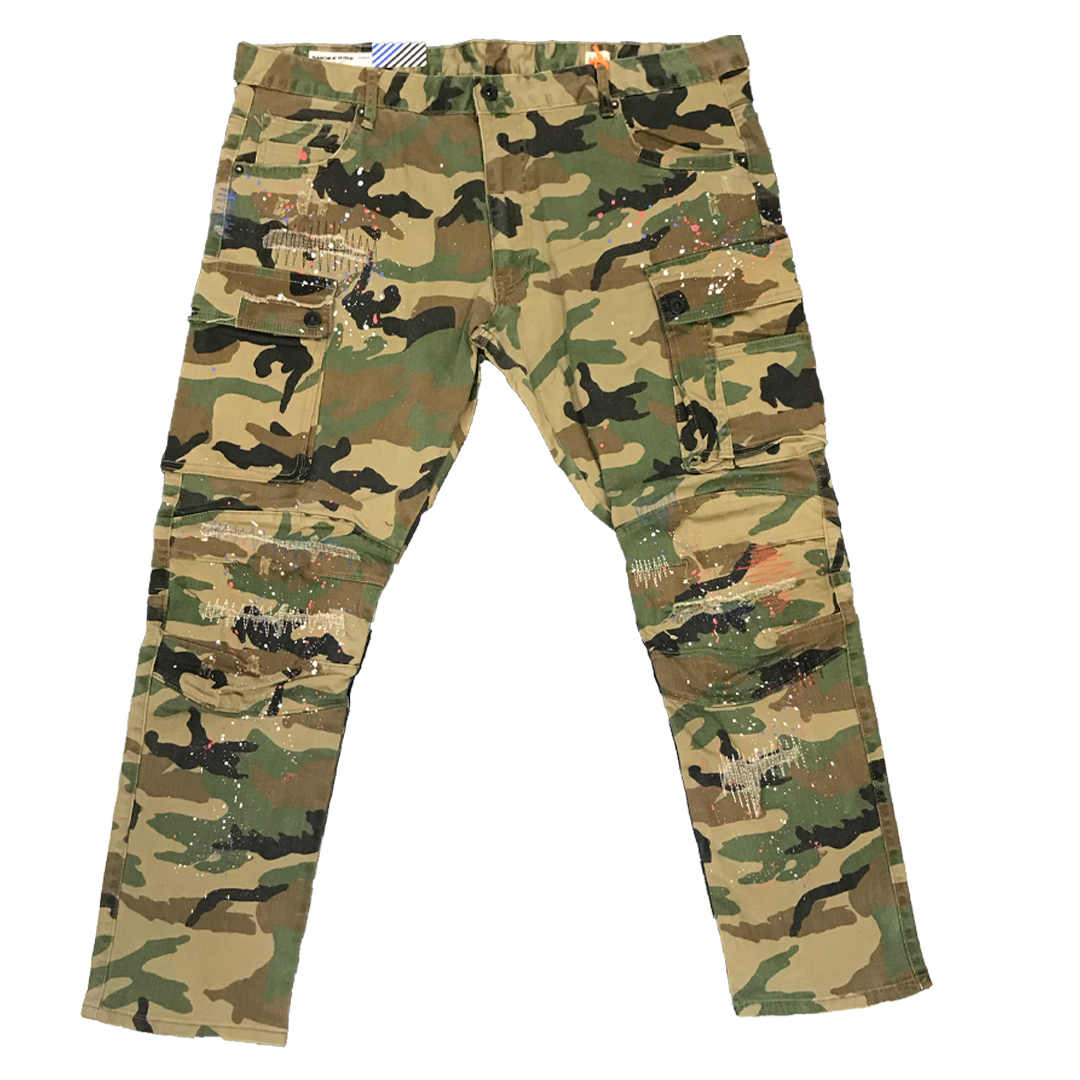 Rip \u0026 Repair Cargo Pants Woodland Camo 