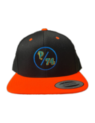PROSPERITY Prosperity | P/74 Trucker Hat - Black (Orange, Blue)