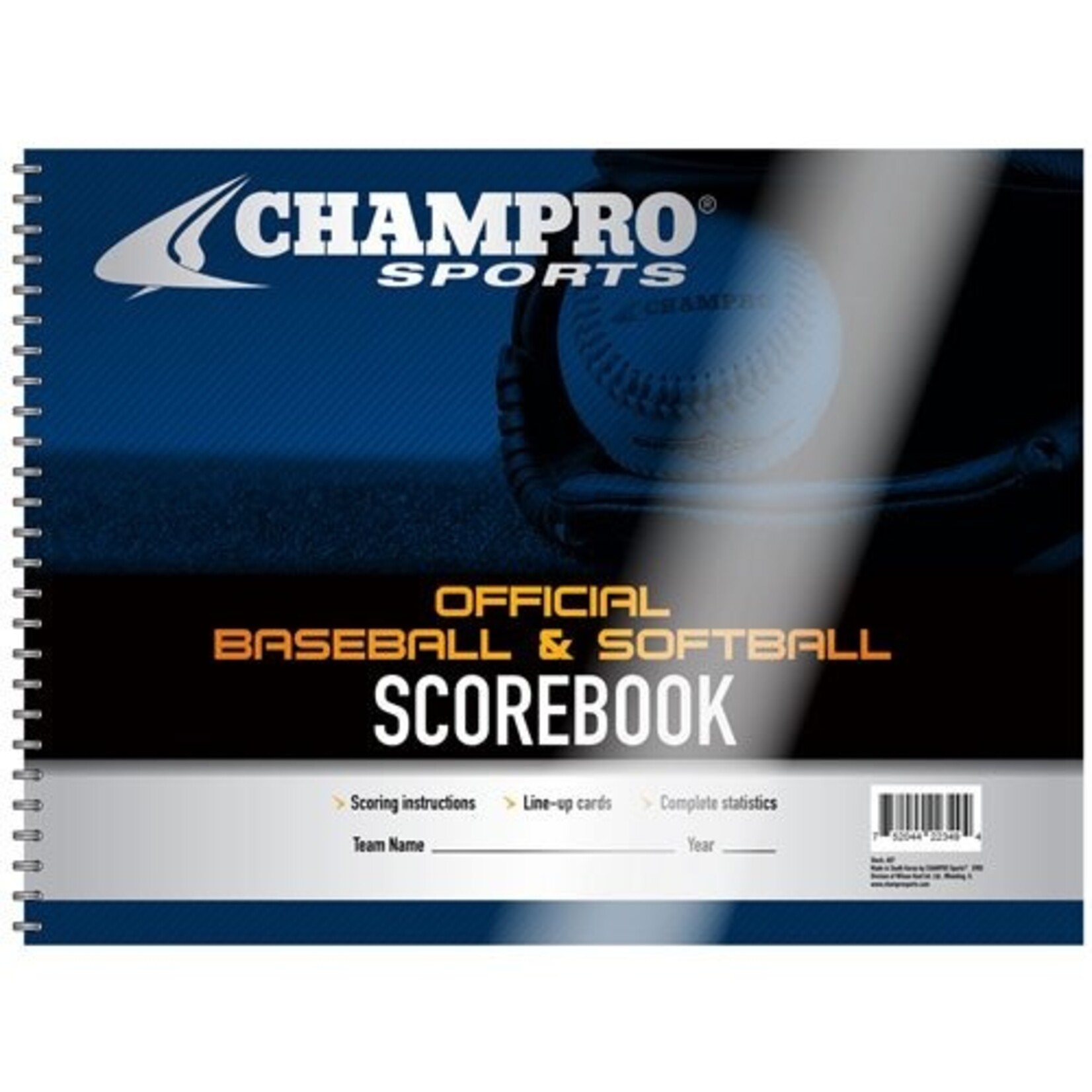 CHAMPRO CHAMPRO SCOREBOOK BASEBALL/SOFTBALL