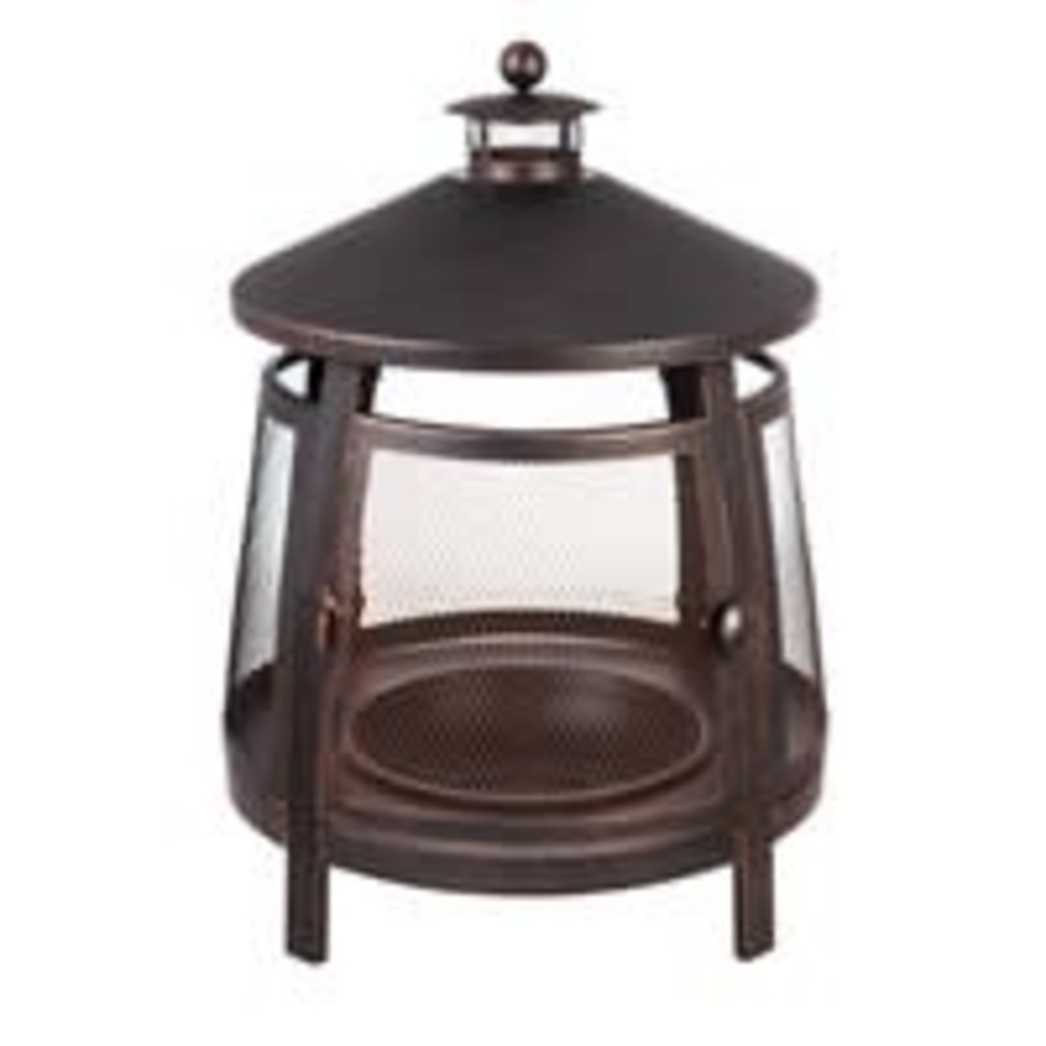Tall firepit with chimney Bella Casa Decor and Design