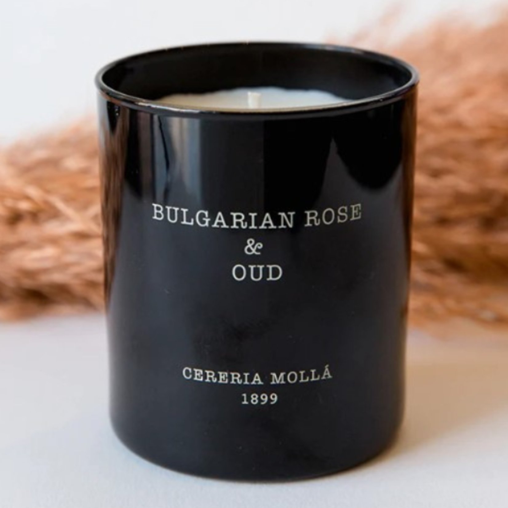 Cereria Molla Luxury Scented 3 Wick Candle, Bulgarian Rose & Oud