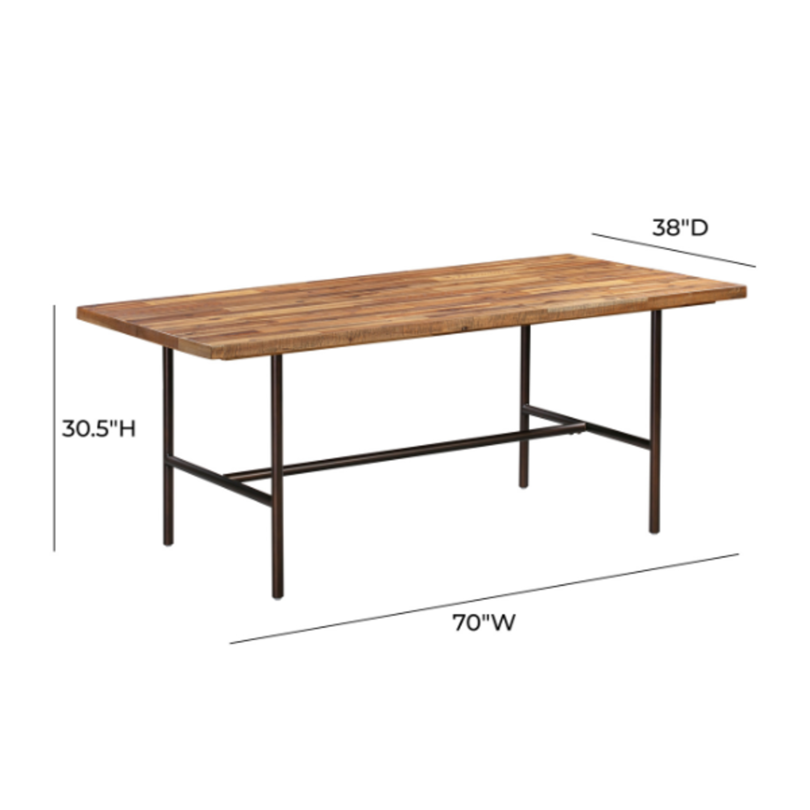 Tov Wick Wooden Dining Table 