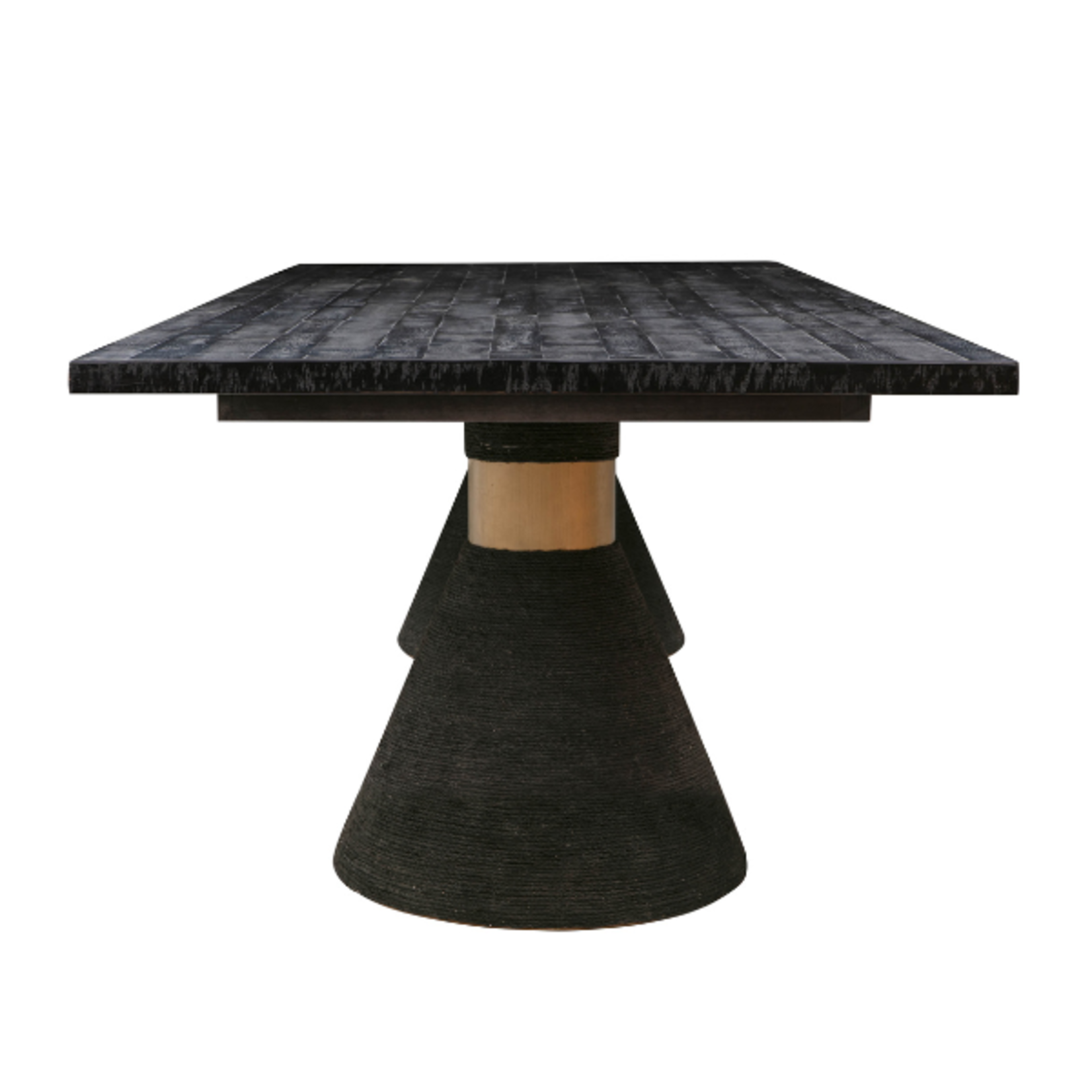 Tov KISHI BLACK ROPE RECTANGULAR TABLE