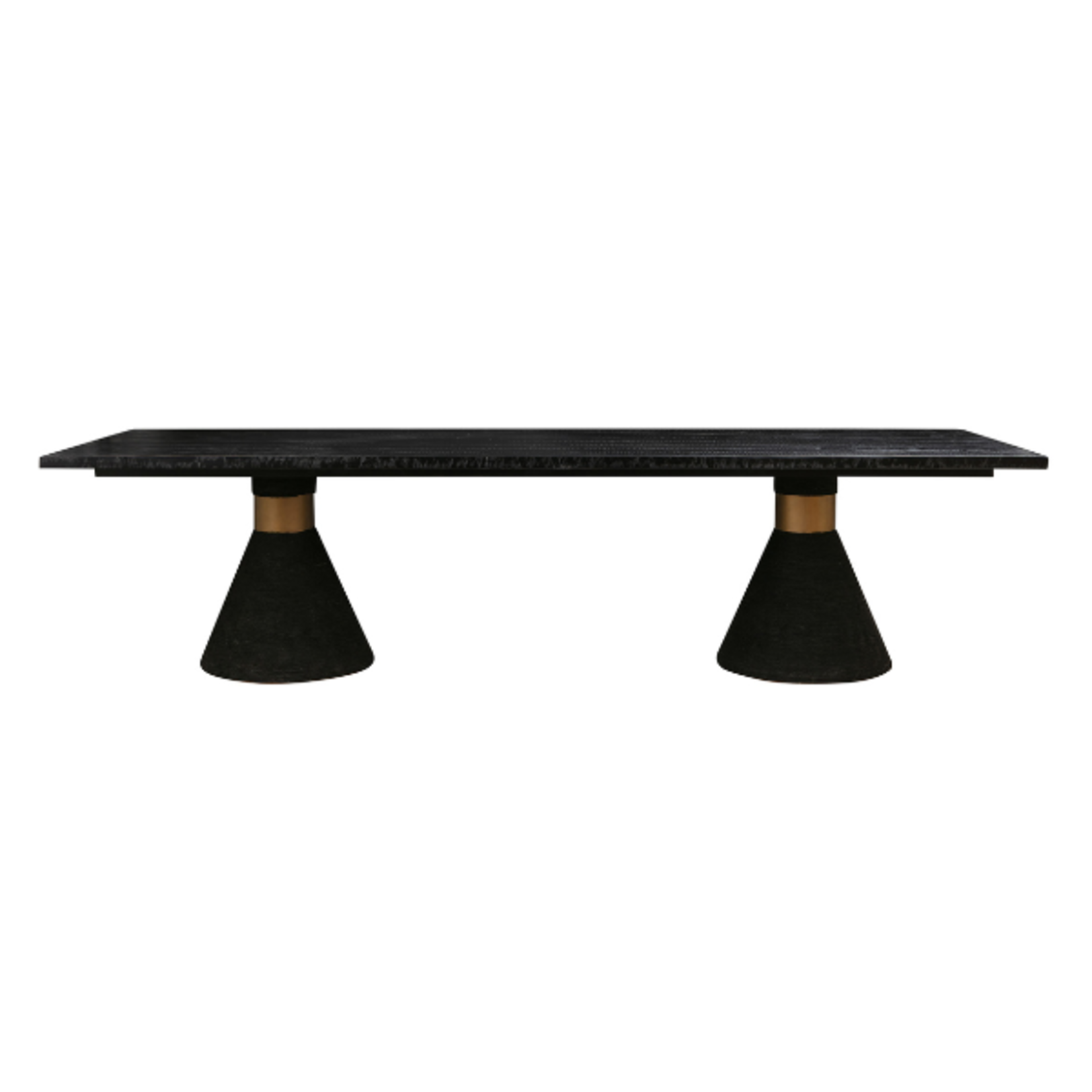 Tov KISHI BLACK ROPE RECTANGULAR TABLE