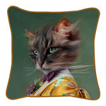 Blue Shaker Fancy Cat| Cushion