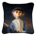 Blue Shaker Fancy Monkey| Cushion