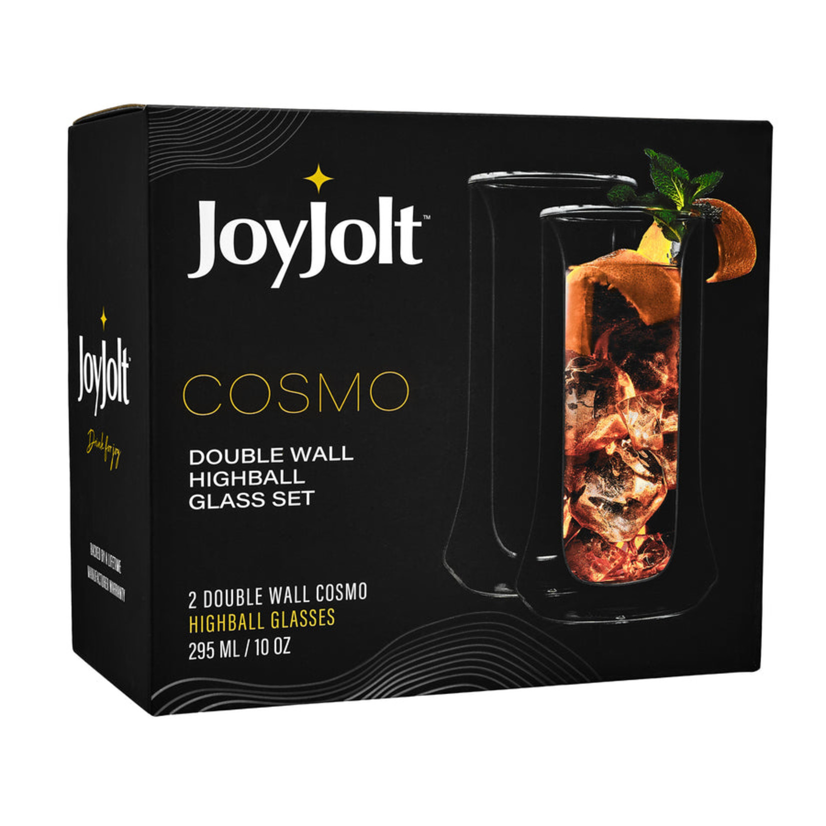 Joy Jolt Cosmos Double Wall Highball - set of 2