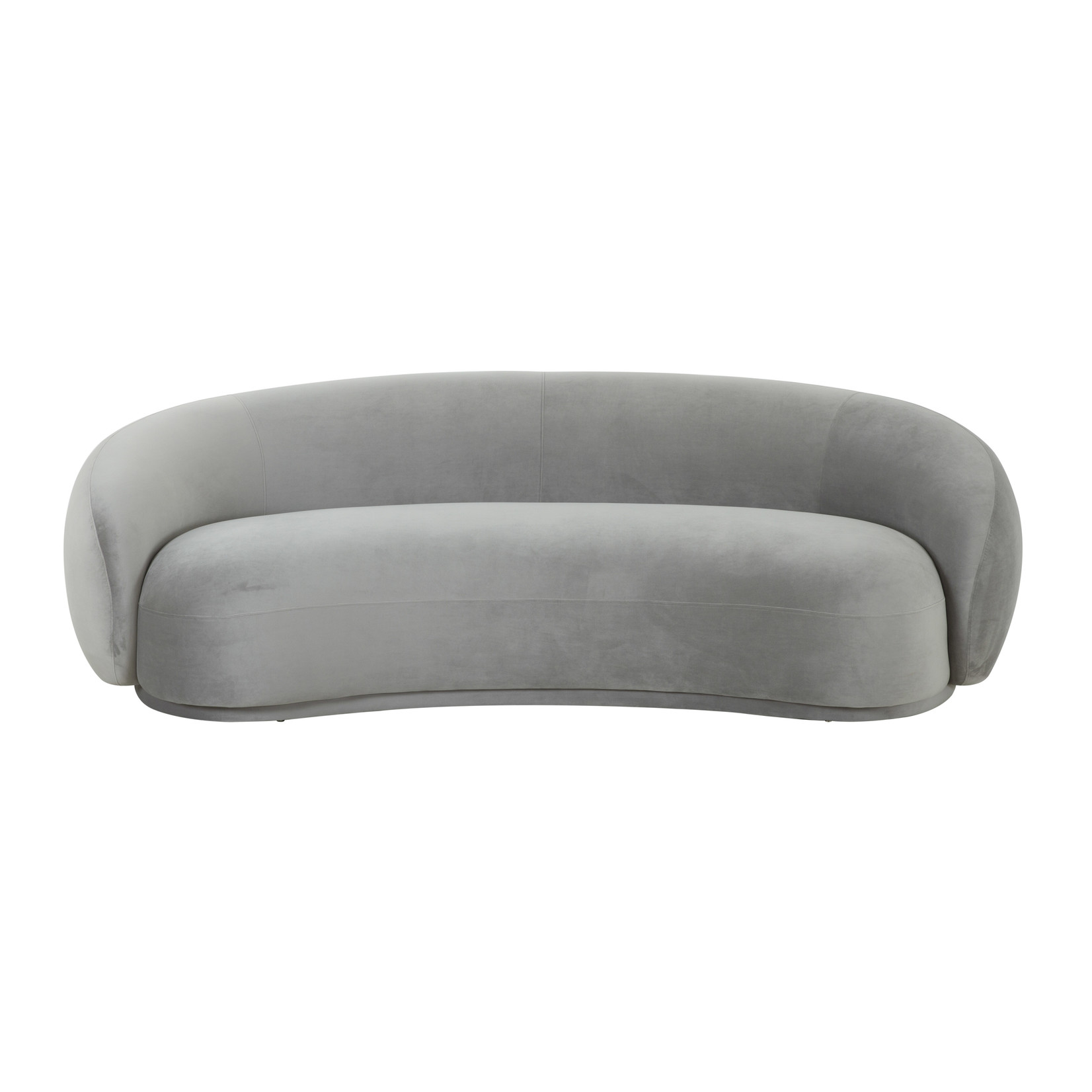 Tov KEENA LIGHT GREY VELVET SOFA