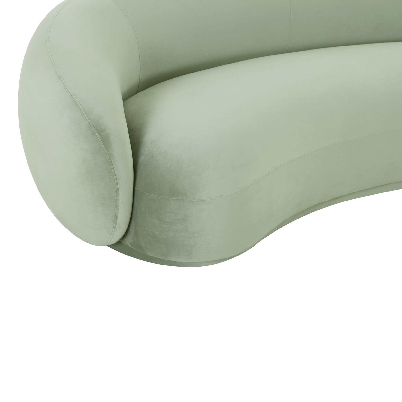 Tov KEENA MOSS GREEN VELVET SOFA