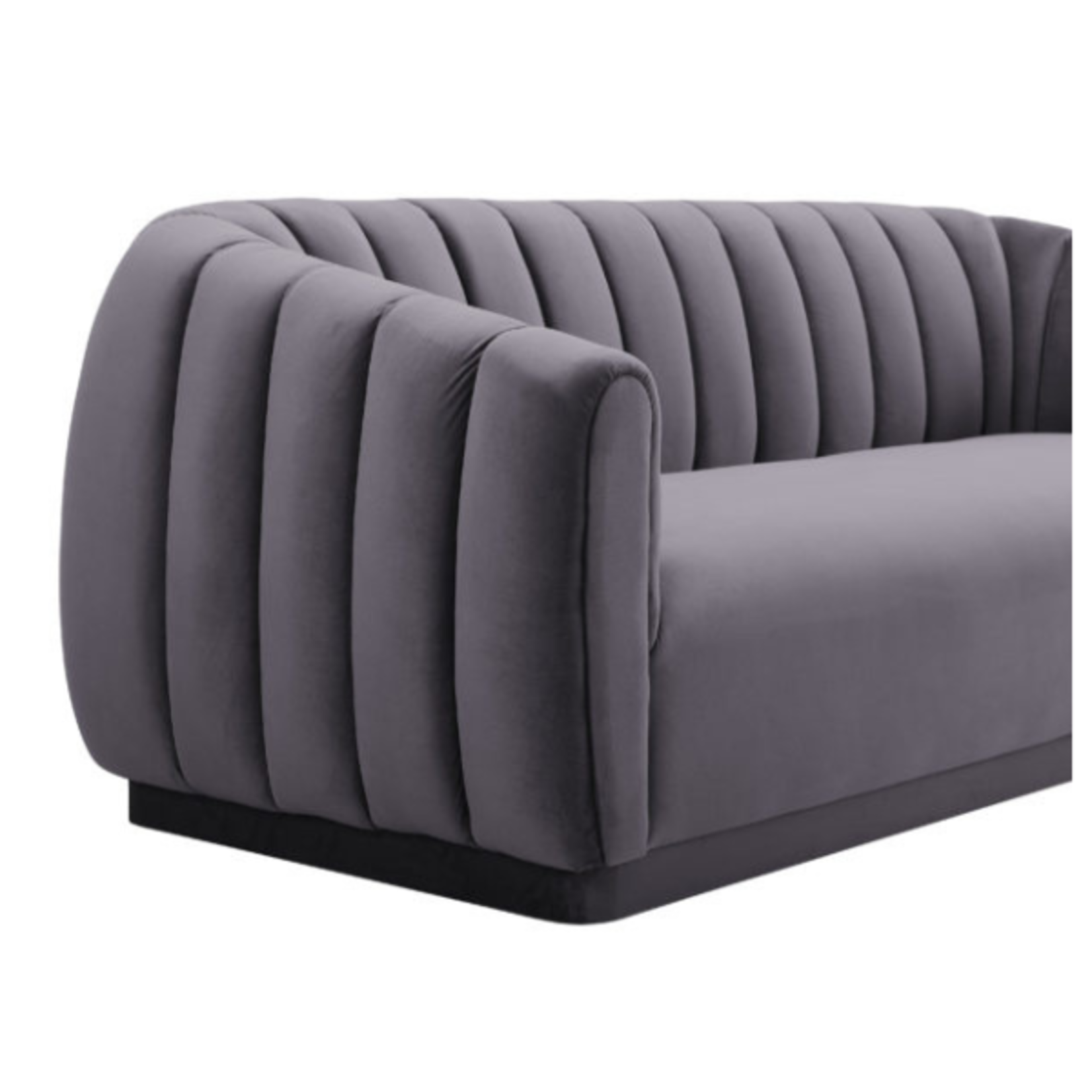 Tov ARNA GREY VELVET SOFA