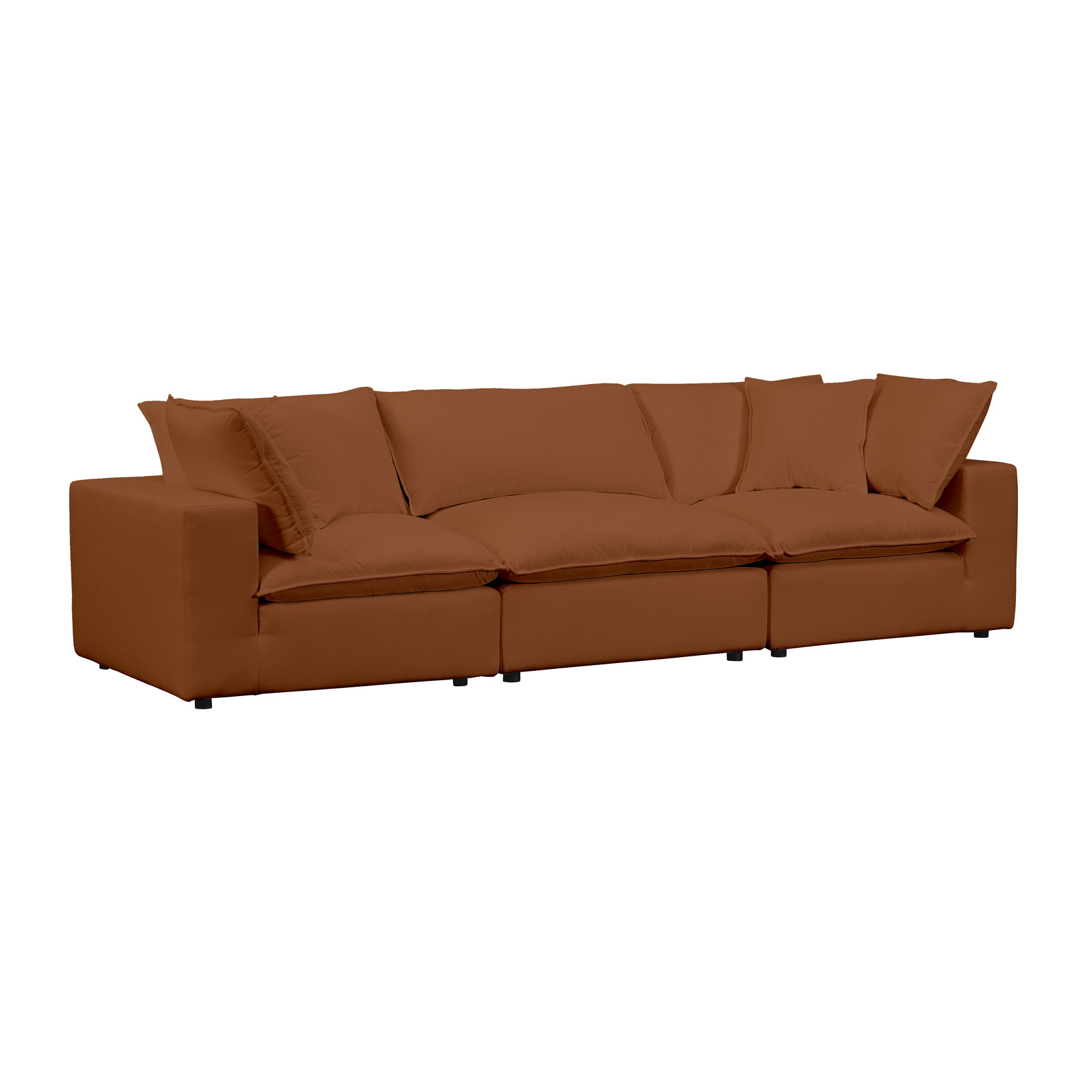 Tov ALIC RUST MODULAR 3 PIECE SOFA