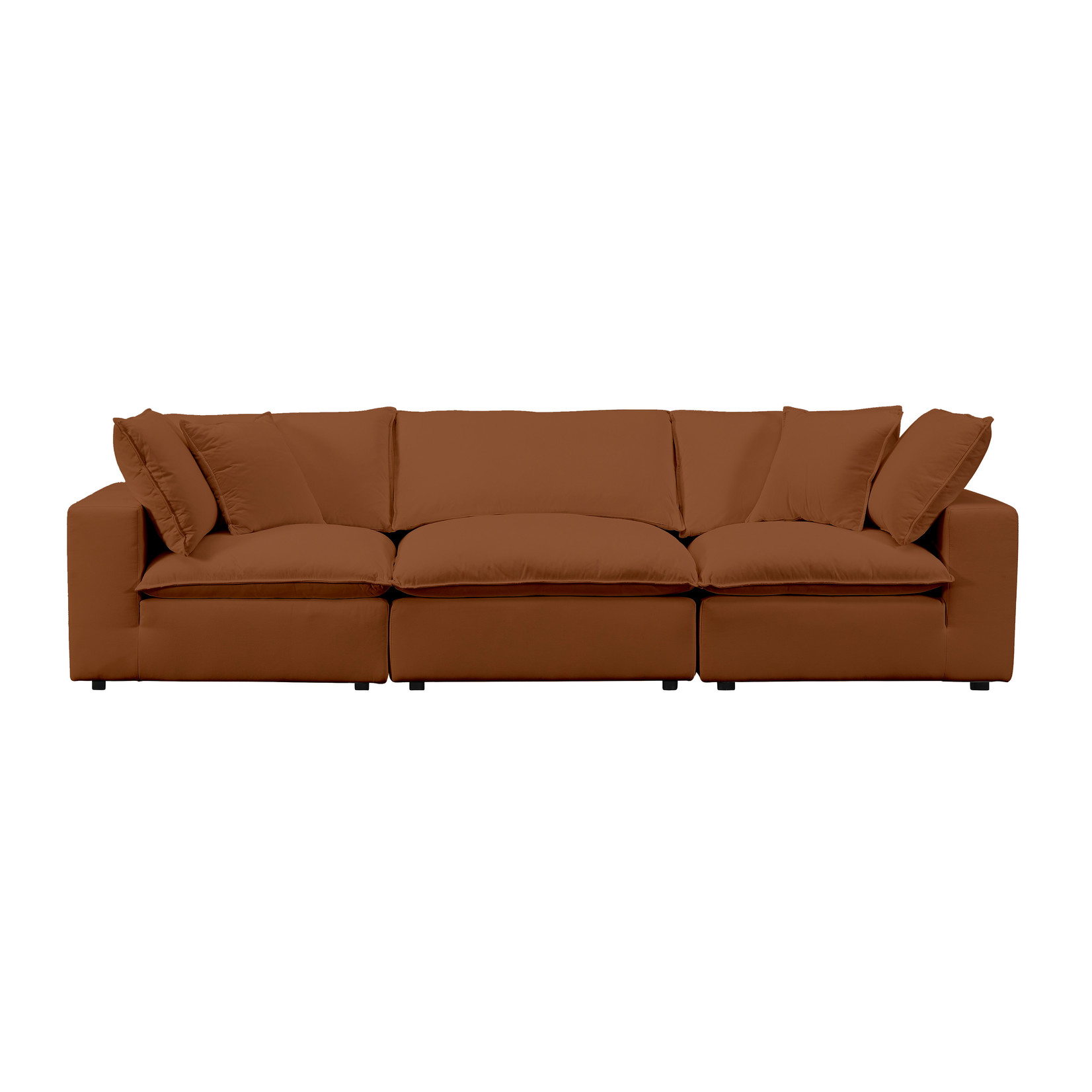 Tov ALIC RUST MODULAR 3 PIECE SOFA