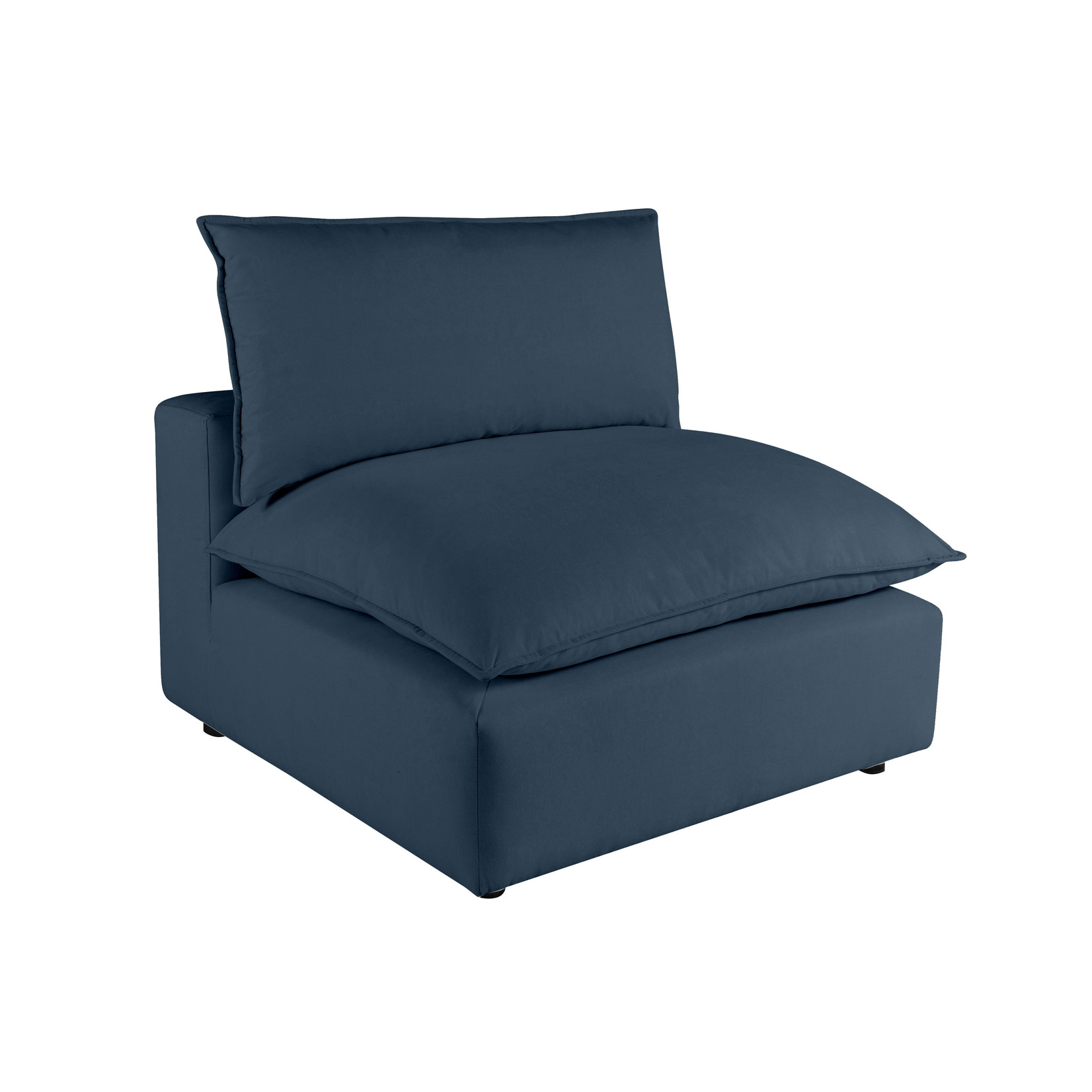 Tov ALIC NAVY MODULAR ARMLESS CHAIR