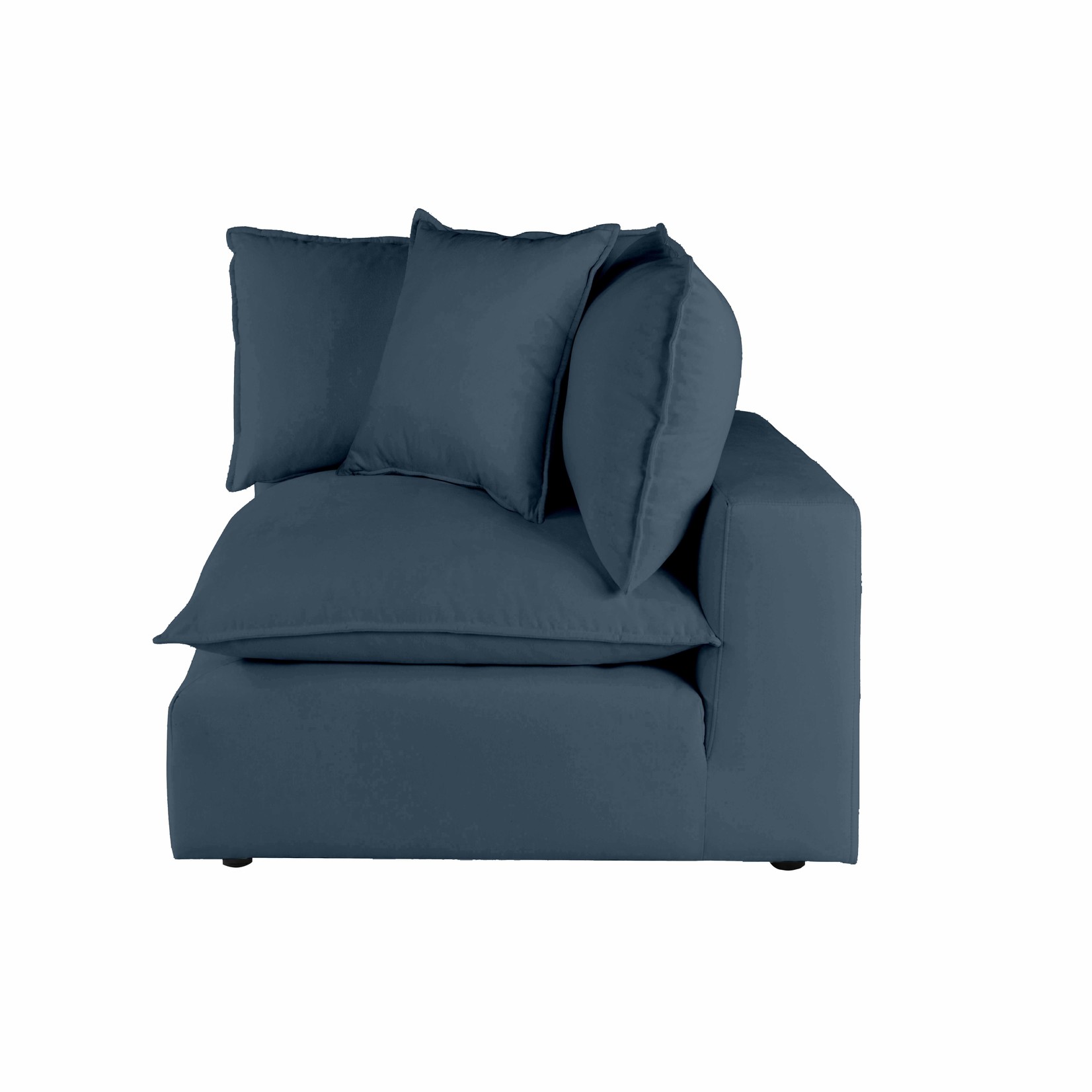 ALIC NAVY MODULAR CORNER CHAIR Basik Spaces