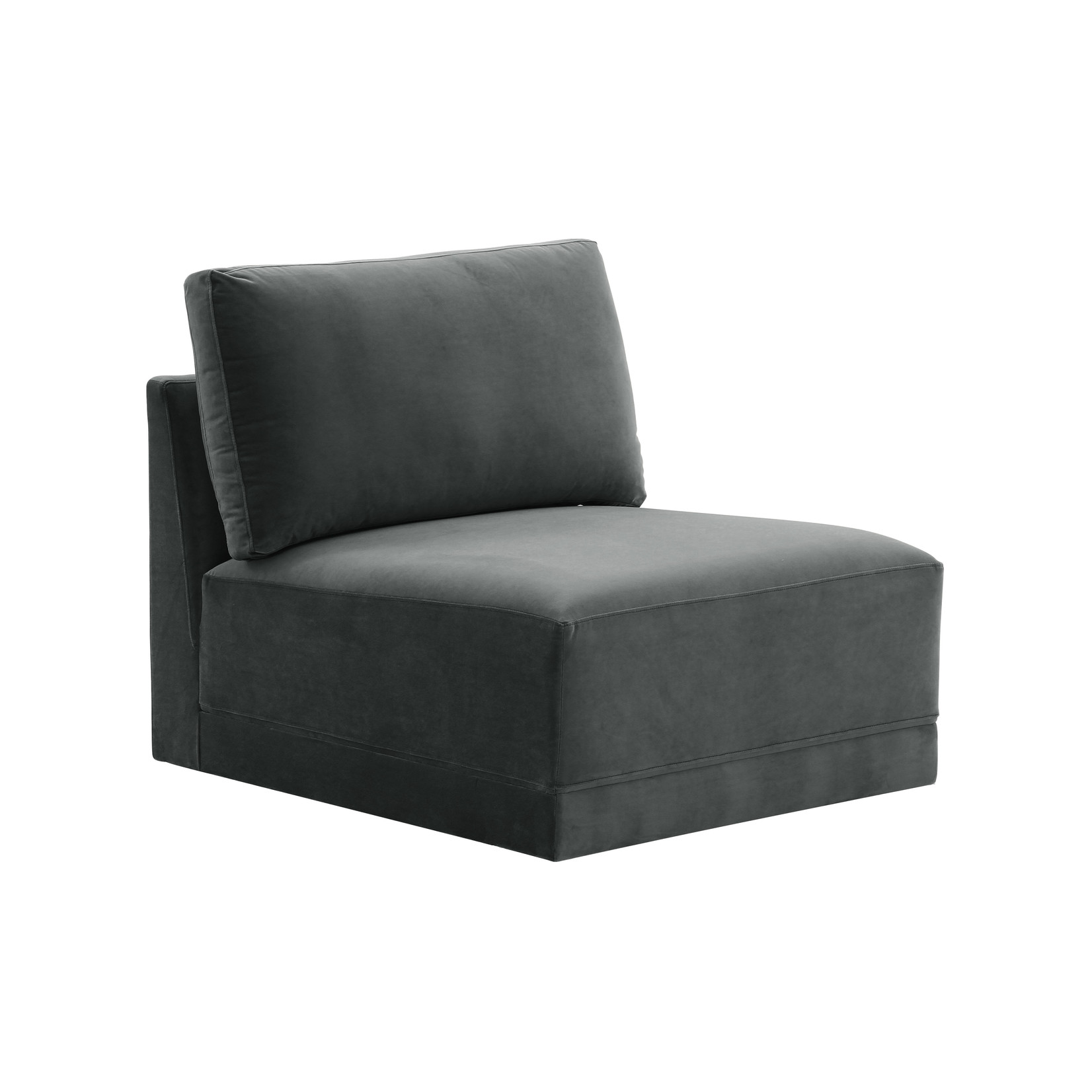 Tov WILLOE CHARCOAL ARMLESS CHAIR