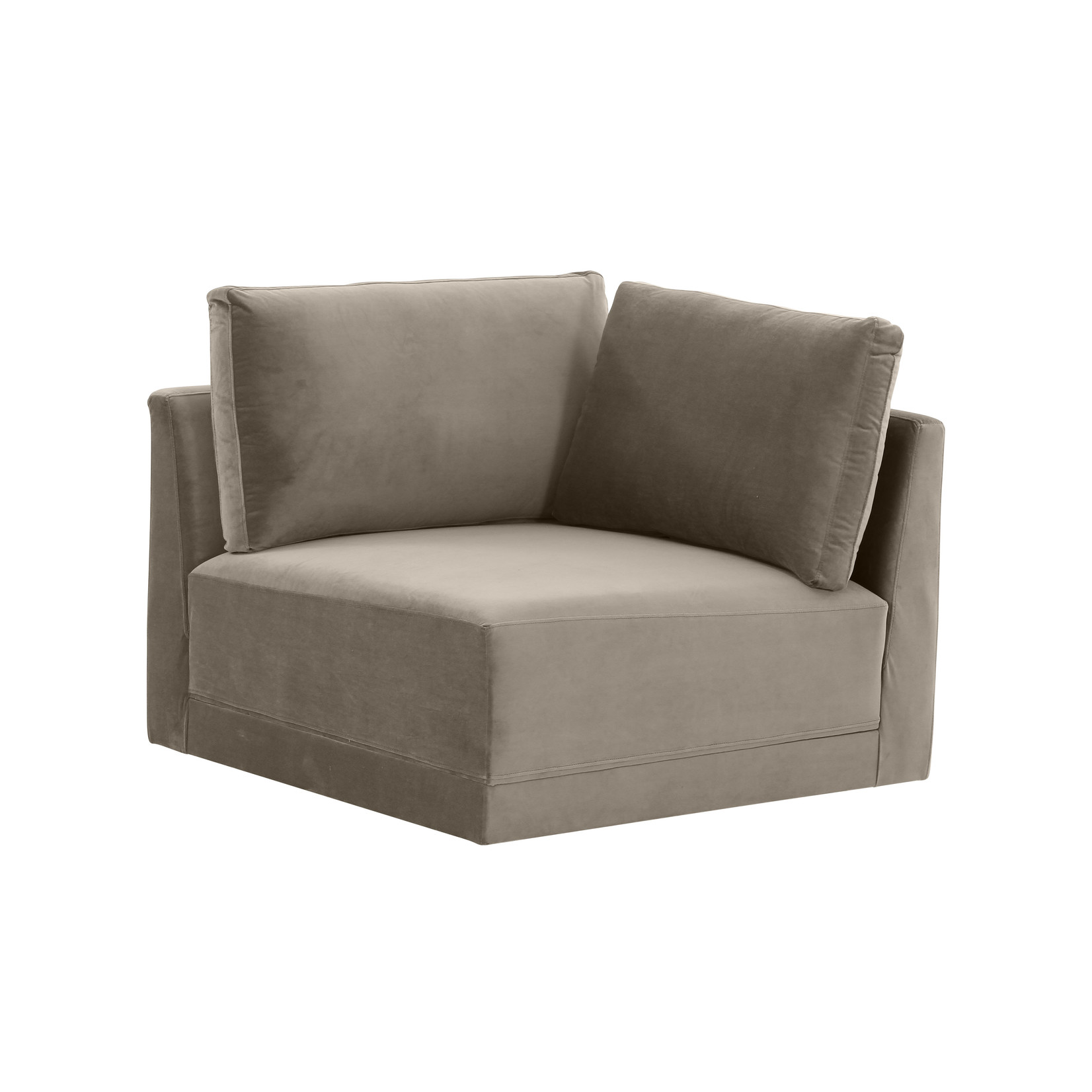 Tov WILLOE TAUPE MODULAR CORNER CHAIR