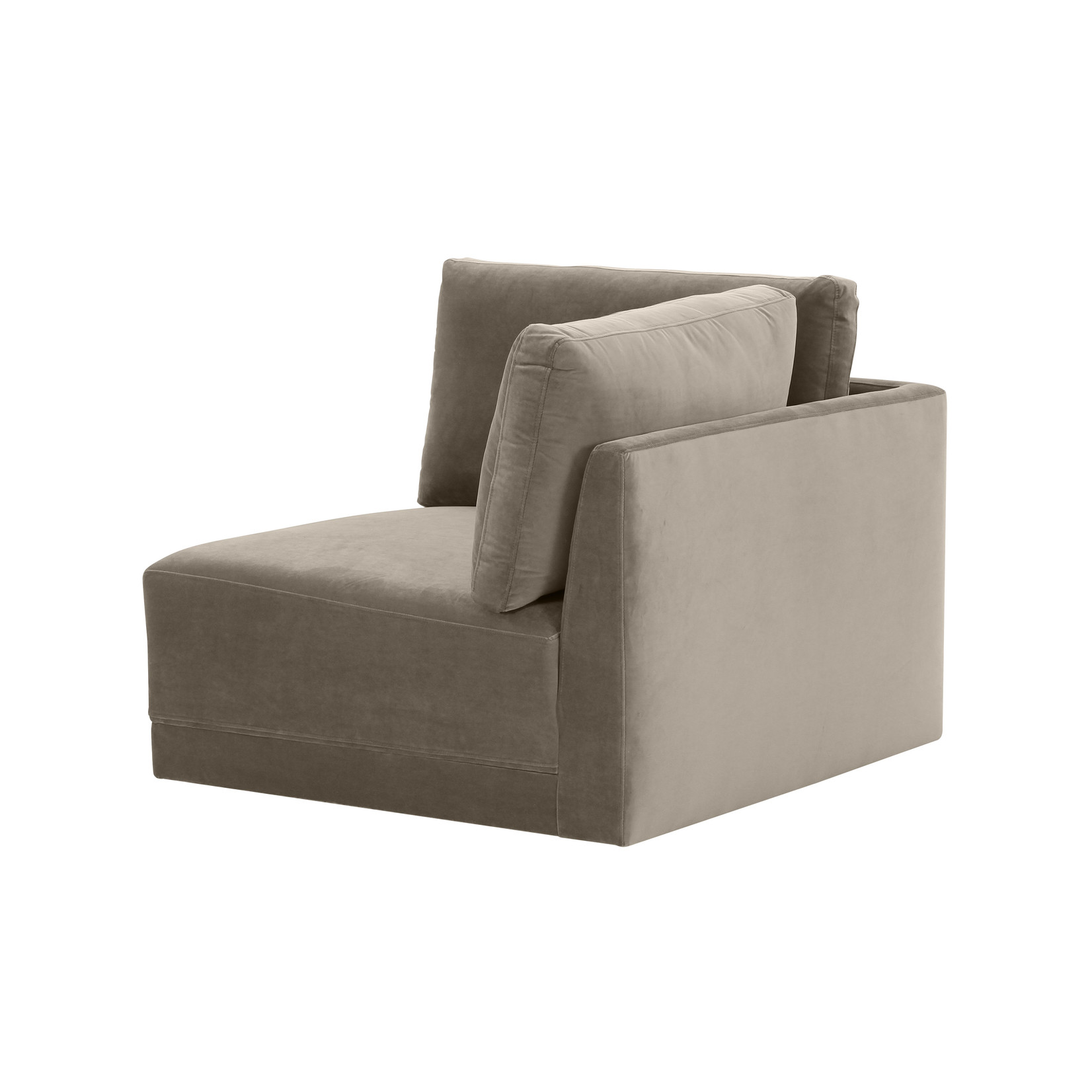 Tov WILLOE TAUPE MODULAR CORNER CHAIR