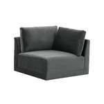 Tov WILLOE CHARCOAL MODULAR CORNER CHAIR