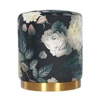 Tov OPA VELVET OTTOMAN | FLORAL