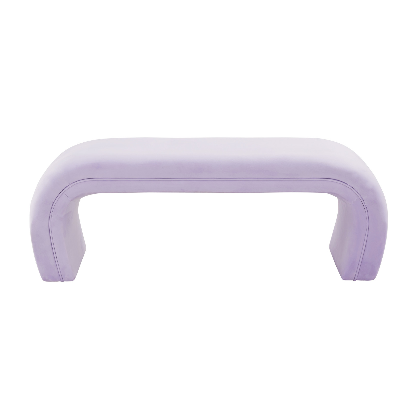 Tov KENY VELVET BENCH | LAVENDER