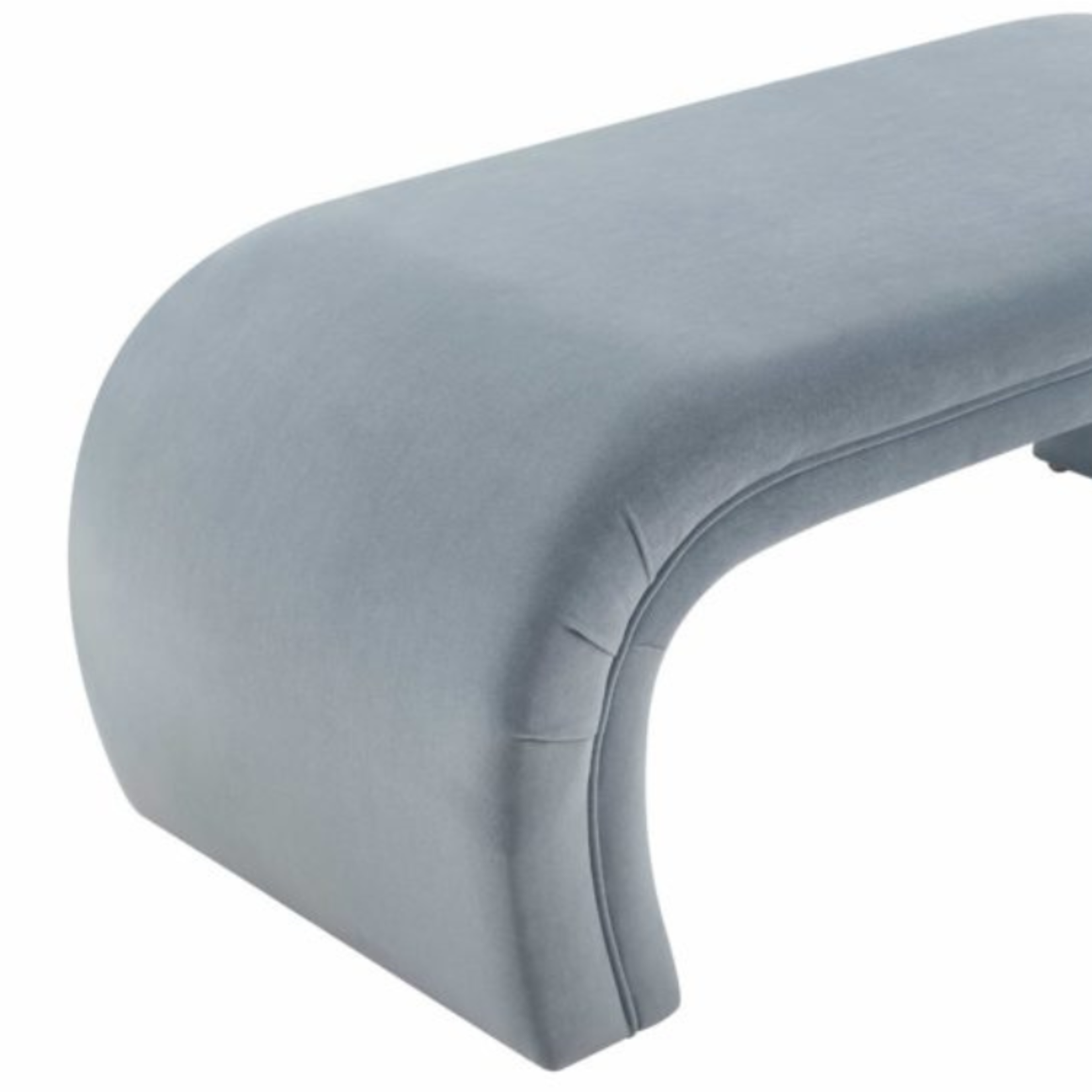 Tov KENY VELVET BENCH | SEA BLUE