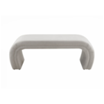 Tov KENY VELVET BENCH | LT. GRAY