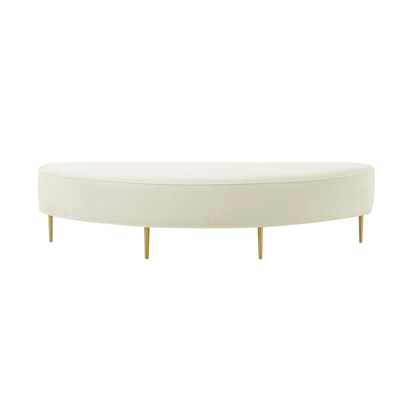 Tov BRIANA VELVET FULL BENCH | CREAM