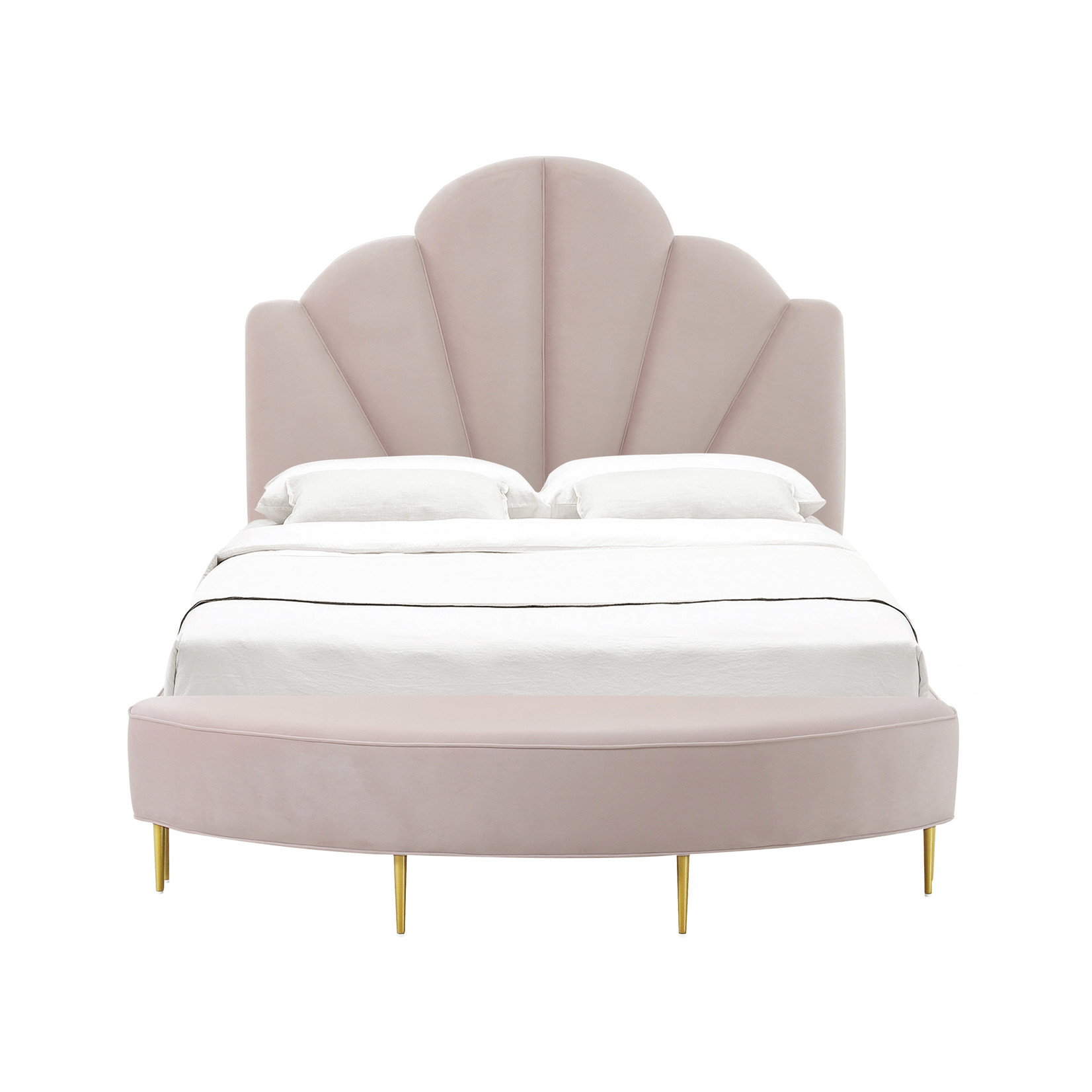 Tov BRIANA VELVET FULL BENCH | BLUSH