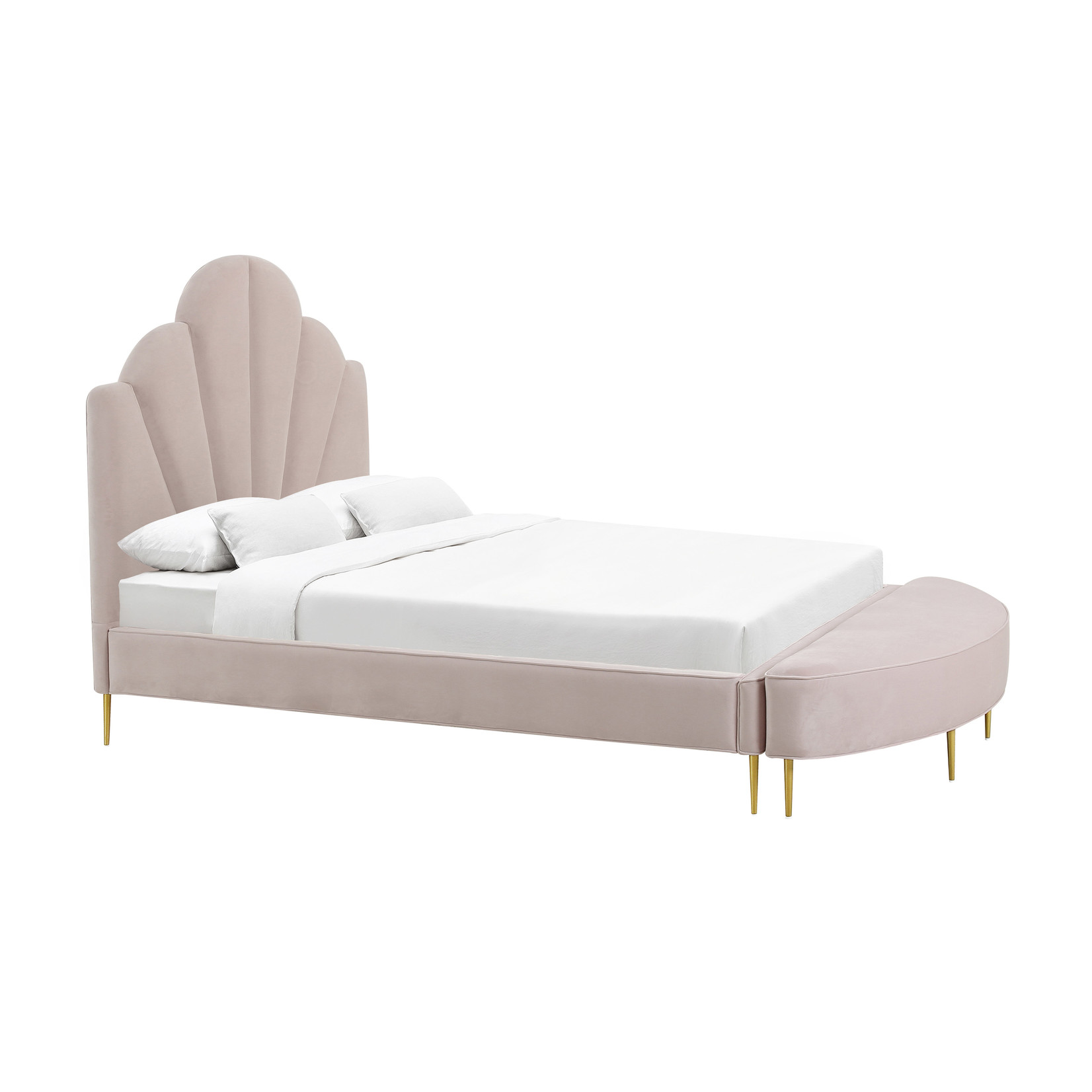 Tov BRIANA VELVET FULL BENCH | BLUSH