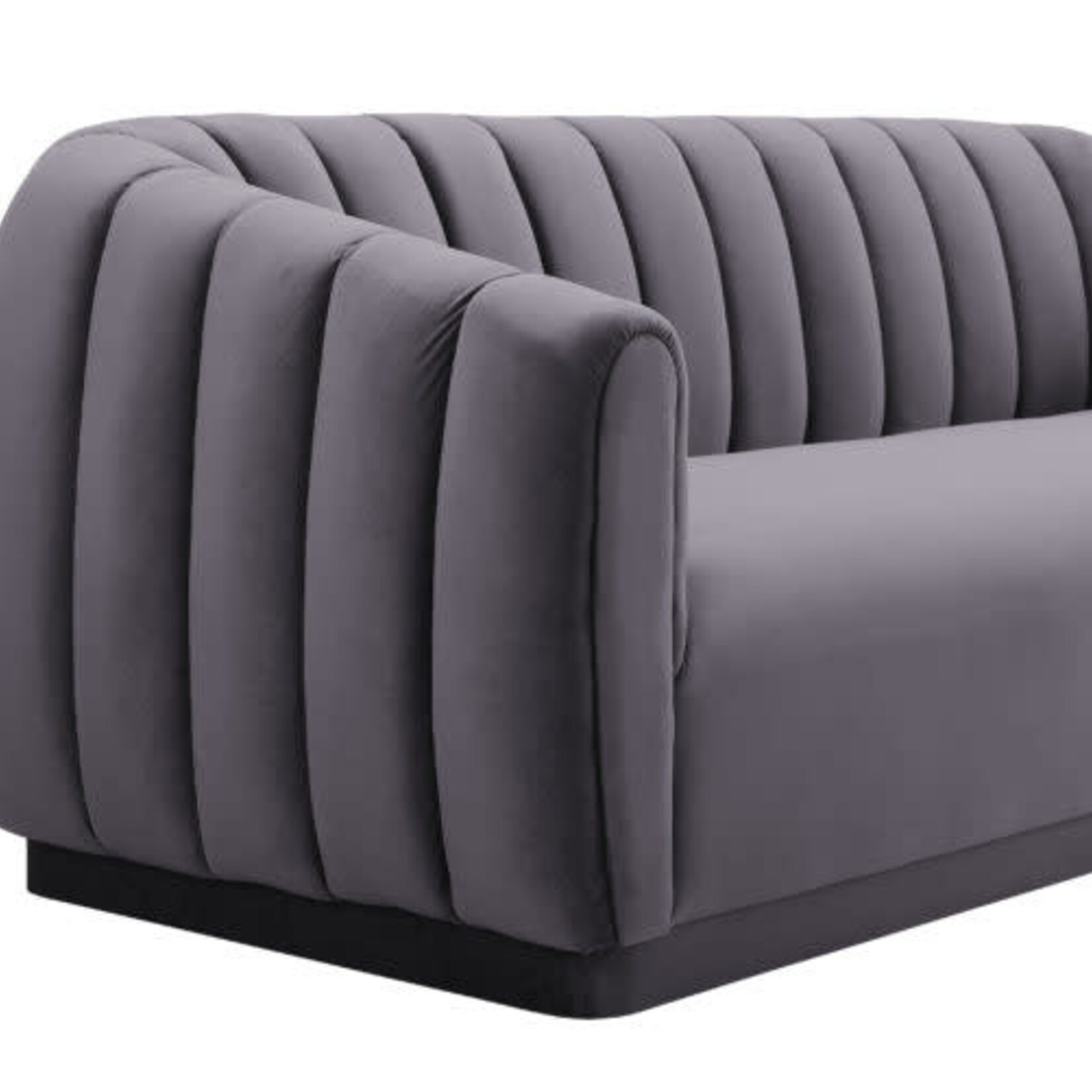 Tov ARNA GREY VELVET SOFA