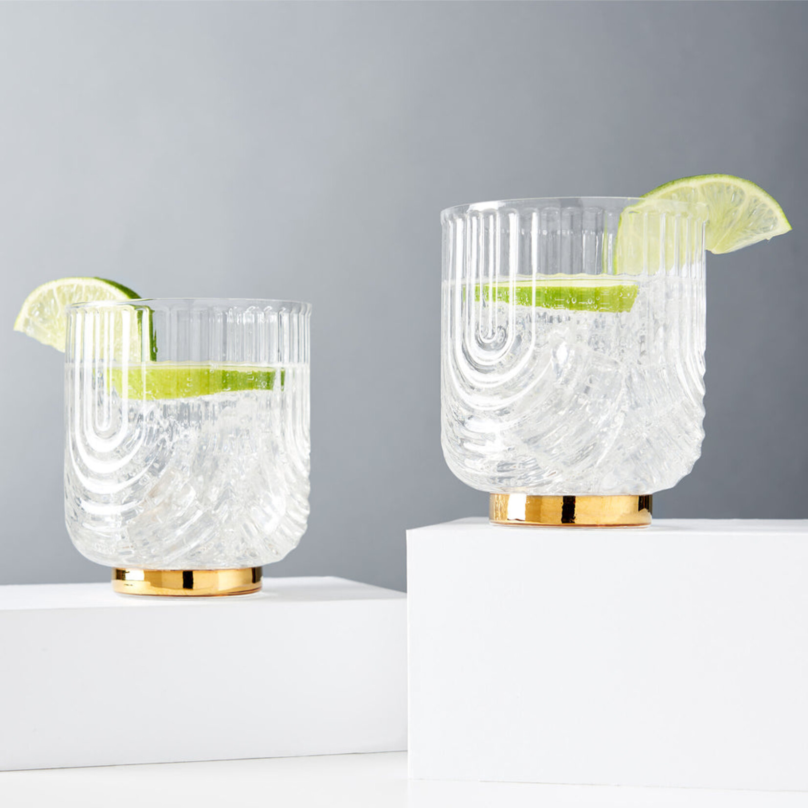 Viski Gatsby Glass Tumblers | Set of 2