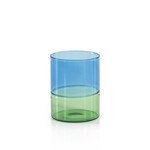 Zodax Riviera Two Toned Glass Tumbler | Set of 6
