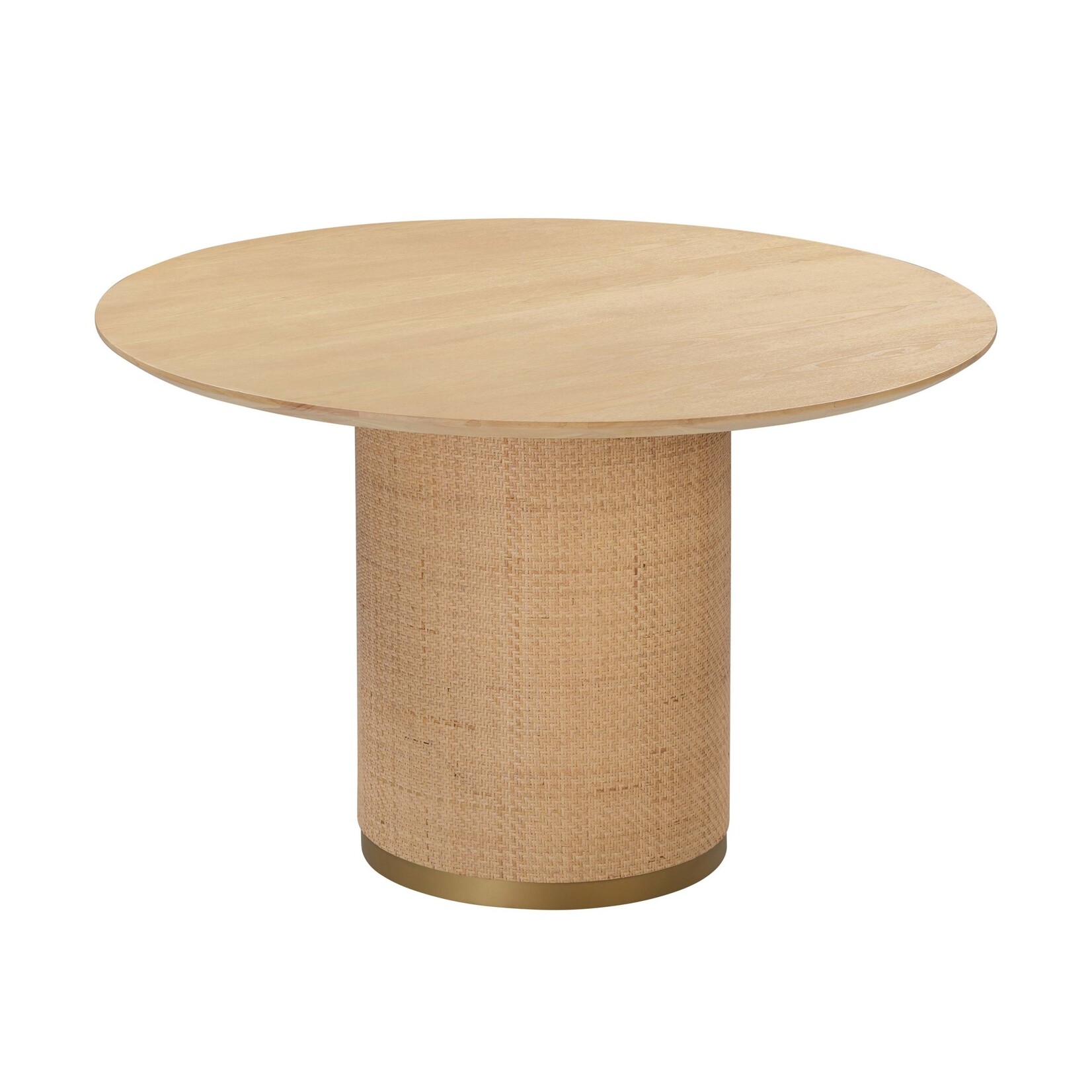 Tov AKIRA NATURAL ASH 49″ ROUND DINING TABLE