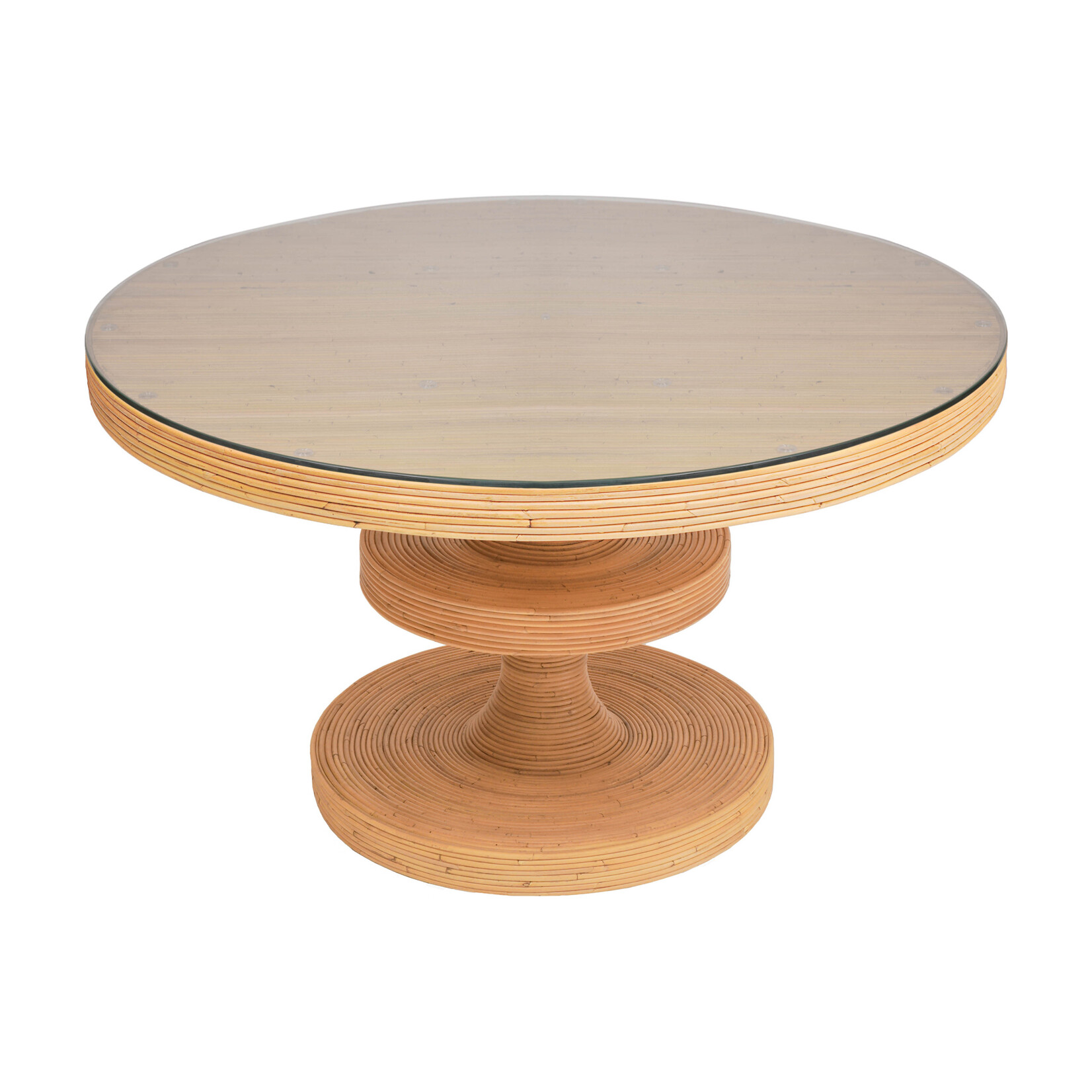 Tov APOLLO NATURAL RATTAN ROUND DINING TABLE