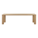 Tov AKOBA NATURAL OAK RECTANGULAR DINING TABLE