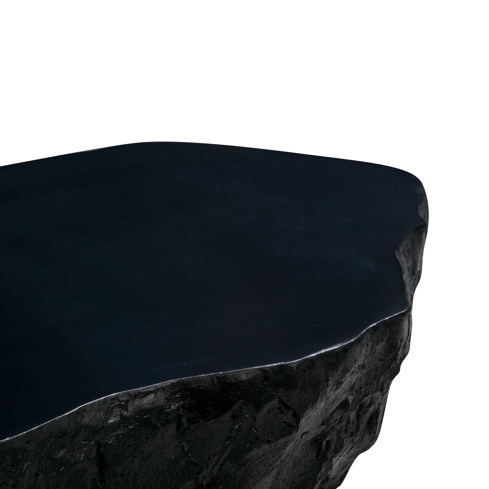 Tov CROTEE BLACK CONCRETE COFFEE TABLE