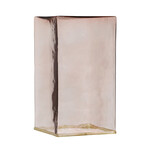 Tov COLE PINK GLASS SIDE TABLE