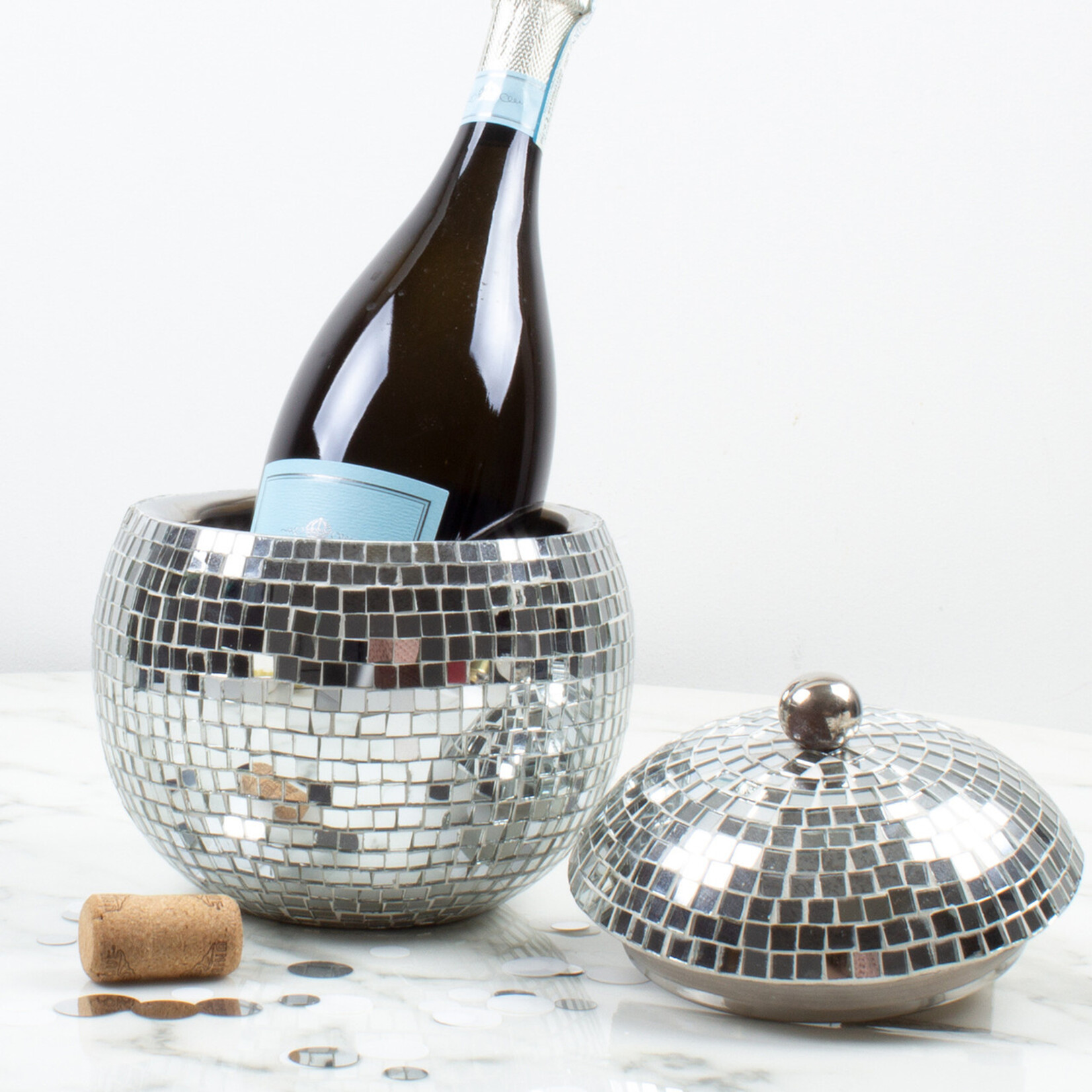 8 oak lane Disco Ball Ice Bucket