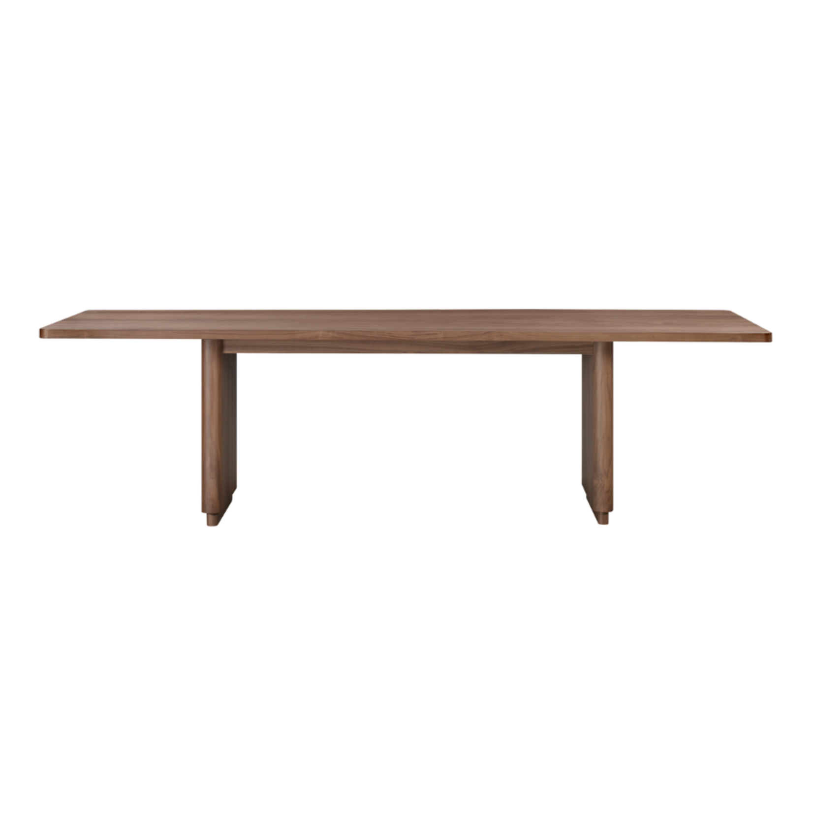 MOES HOME COLLECTION EMME DINING TABLE LARGE WALNUT