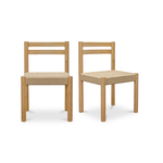 MOES HOME COLLECTION FINE DINING CHAIR – SET OF TWO